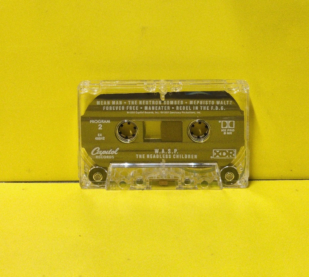 W.A.S.P. - The Headless Children - 1989 - C4-48942 - Used - EX - Cassettes
