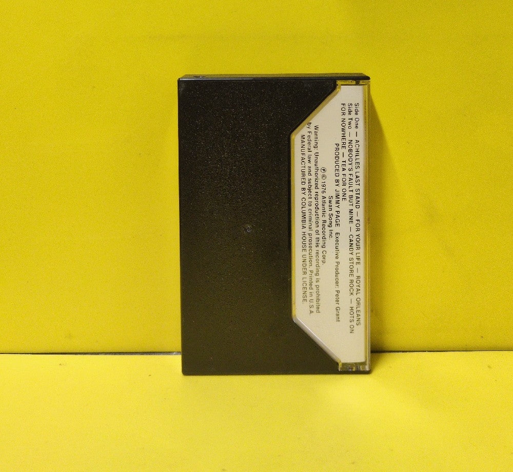Led Zeppelin - Presence - 1976 - CS 8416 - Used - EX - Cassettes - Columbia House Club Edition - White Tape Shell