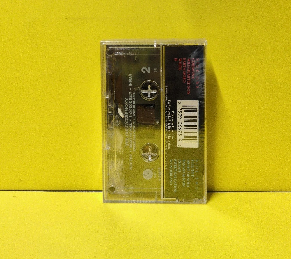 The Cult - Ceremony - 1991 - 9 26673-4 - New - Sealed - Cassettes