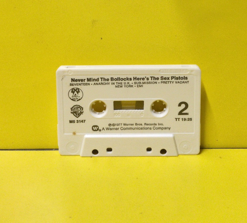 Sex Pistols - Never Mind The Bollocks Here's The Sex Pistols - M5 3147 - Used - EX - Cassettes - Reissue - Columbia House Club Edition - White Tape Shell