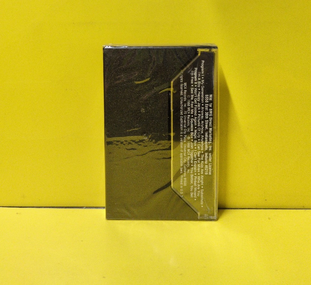 The Who - Who's Better, Who's Best - 1988 - MCAC2 8031 - New - Sealed - Cassettes - BMG Club Edition - Beige Tape Shell