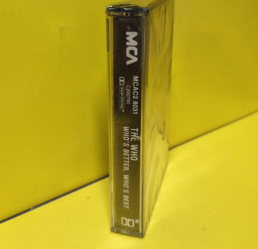 The Who - Who's Better, Who's Best - 1988 - MCAC2 8031 - New - Sealed - Cassettes - BMG Club Edition - Beige Tape Shell