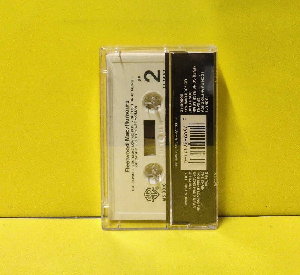 Fleetwood Mac - Rumours - M5 3010 - Used - EX - Cassettes - Reissue - Clear Case - White Tape Shell - SR