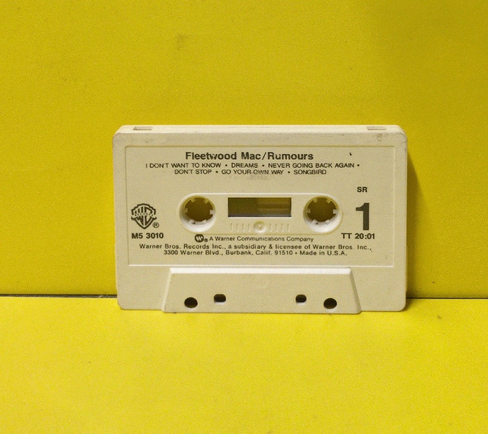 Fleetwood Mac - Rumours - M5 3010 - Used - EX - Cassettes - Reissue - Clear Case - White Tape Shell - SR
