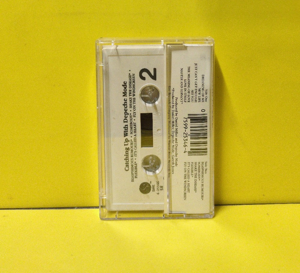 Depeche Mode - Catching Up With Depeche Mode - 9 25346-4 - Used - EX - Cassettes - Clear Case - White Tape Shell