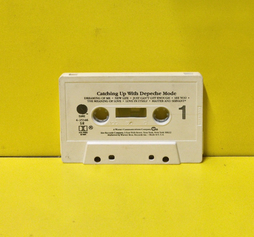 Depeche Mode - Catching Up With Depeche Mode - 9 25346-4 - Used - EX - Cassettes - Clear Case - White Tape Shell