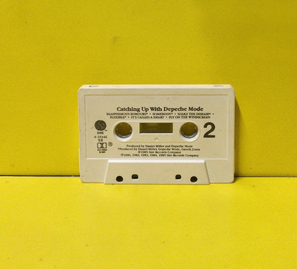 Depeche Mode - Catching Up With Depeche Mode - 9 25346-4 - Used - EX - Cassettes - Clear Case - White Tape Shell