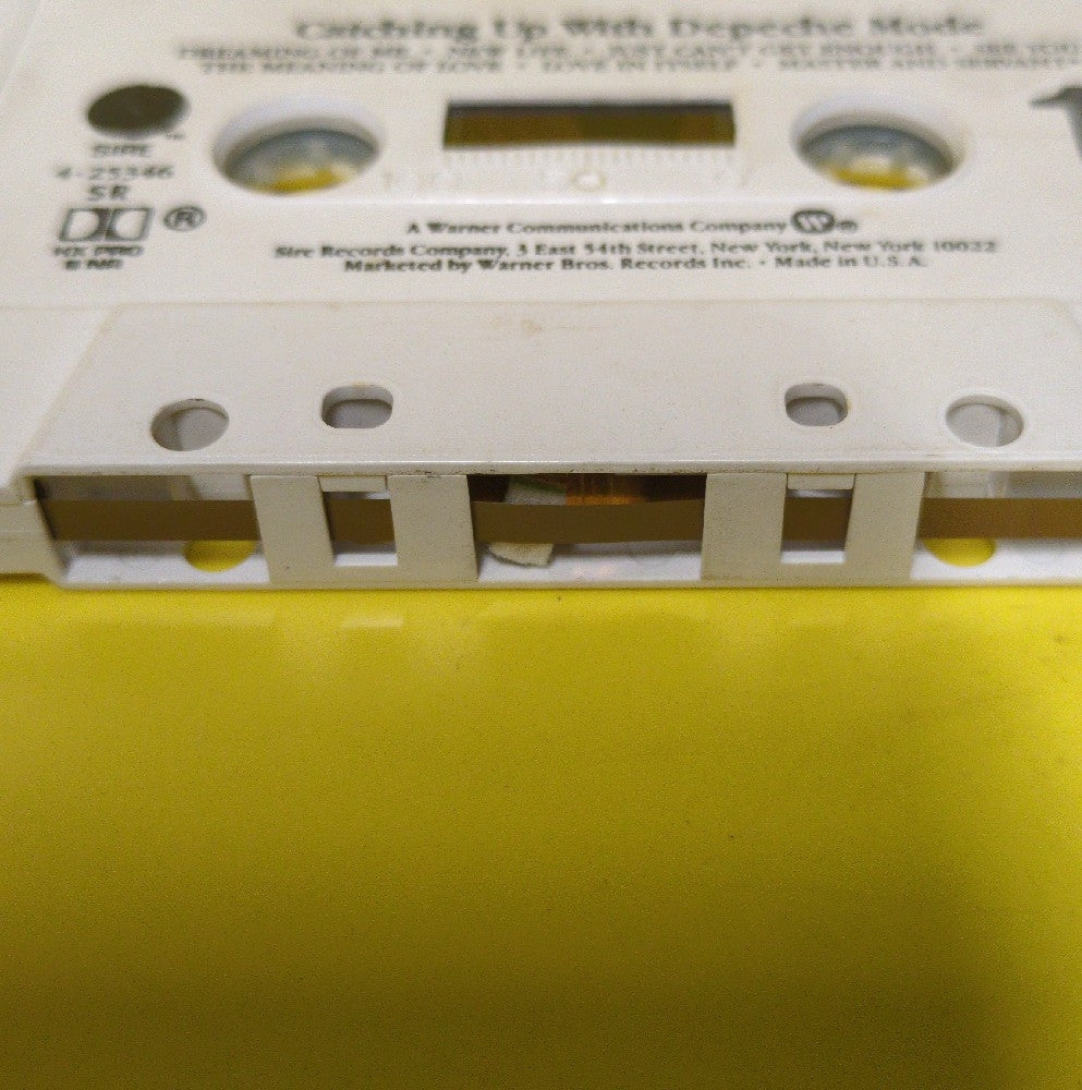 Depeche Mode - Catching Up With Depeche Mode - 9 25346-4 - Used - EX - Cassettes - Clear Case - White Tape Shell