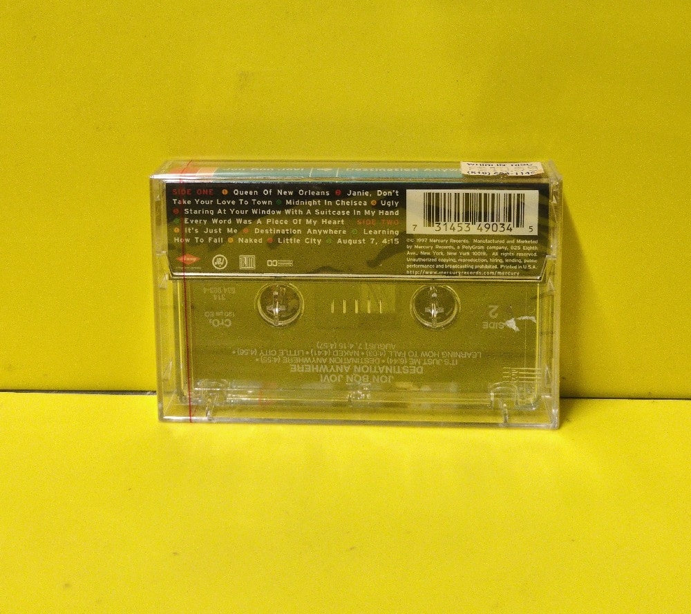 Jon Bon Jovi - Destination Anywhere - 1997 - 314 534 903-4 - New - Sealed - Cassettes