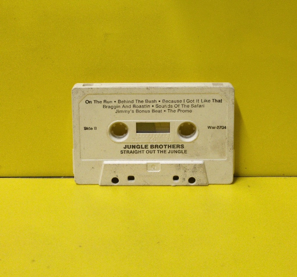 Jungle Brothers - Straight Out The Jungle - 1988 - WAR2704 - Used - EX - Cassettes