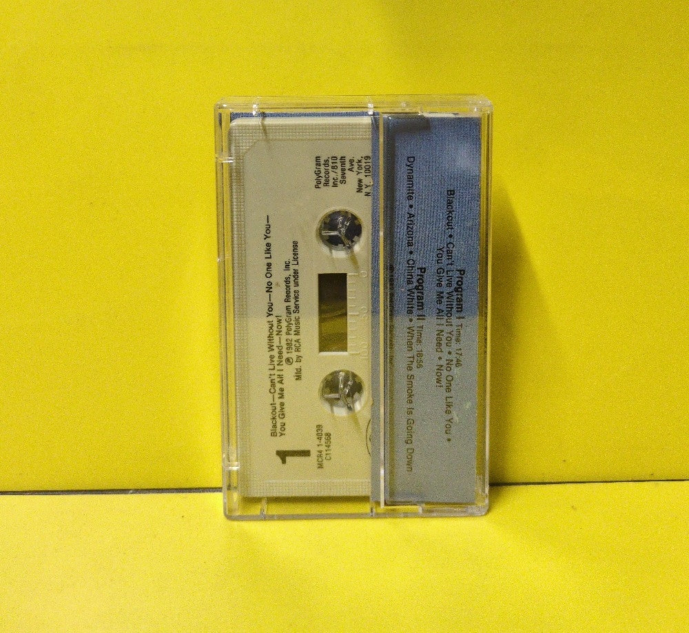 Scorpions - Blackout - MCR4-1-4039 - Used - EX - Cassettes - RCA Club Edition - Beige Tape Shell