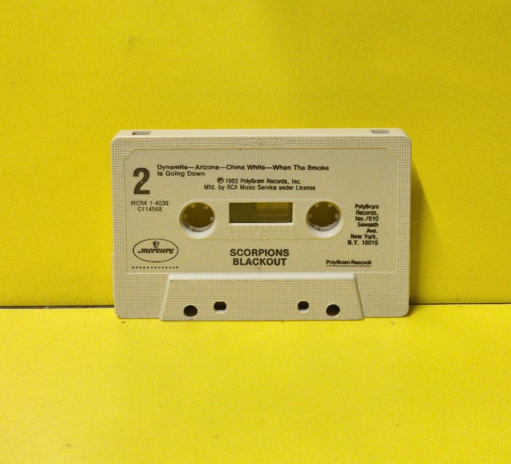 Scorpions - Blackout - MCR4-1-4039 - Used - EX - Cassettes - RCA Club Edition - Beige Tape Shell