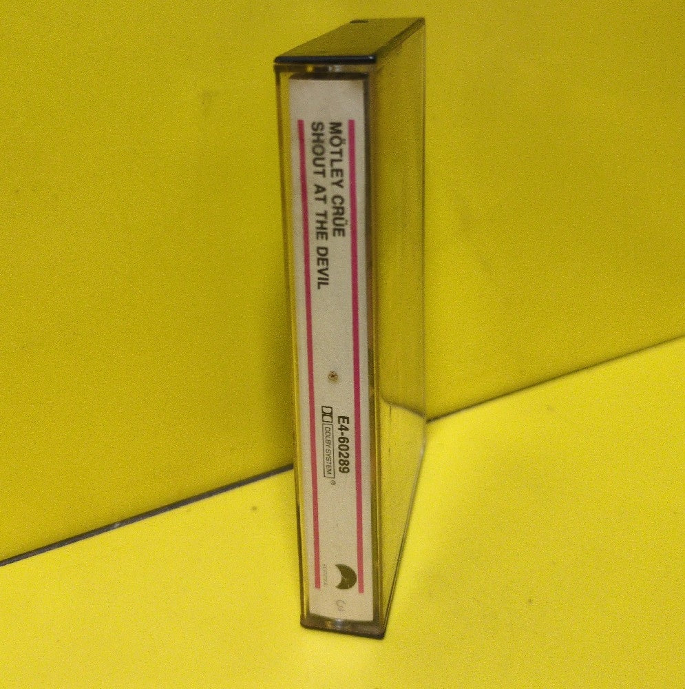 Motley Crue - Shout At The Devil - 1983 - E4-60289 - Used - EX - Cassettes - Columbia House Club Edition - Beige Tape Shell