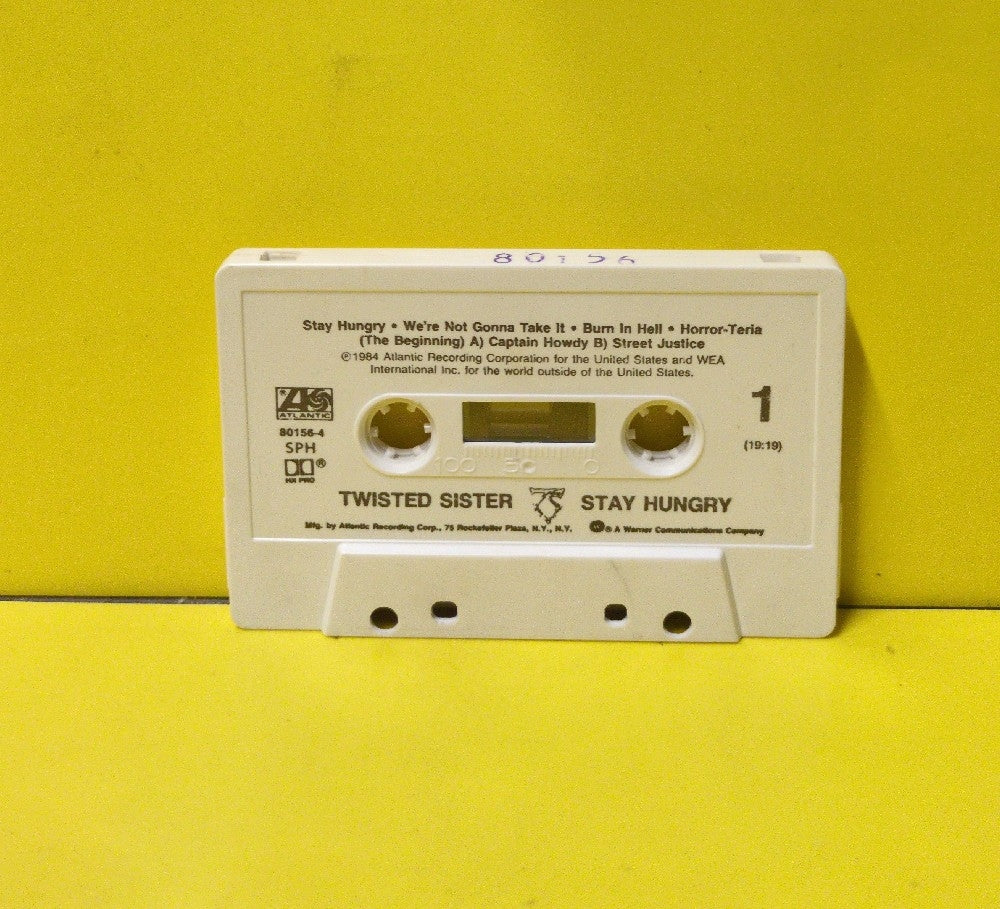 Twisted Sister - Stay Hungry - 1984 - 7 80156-4 - Used - EX - Cassettes - SPH