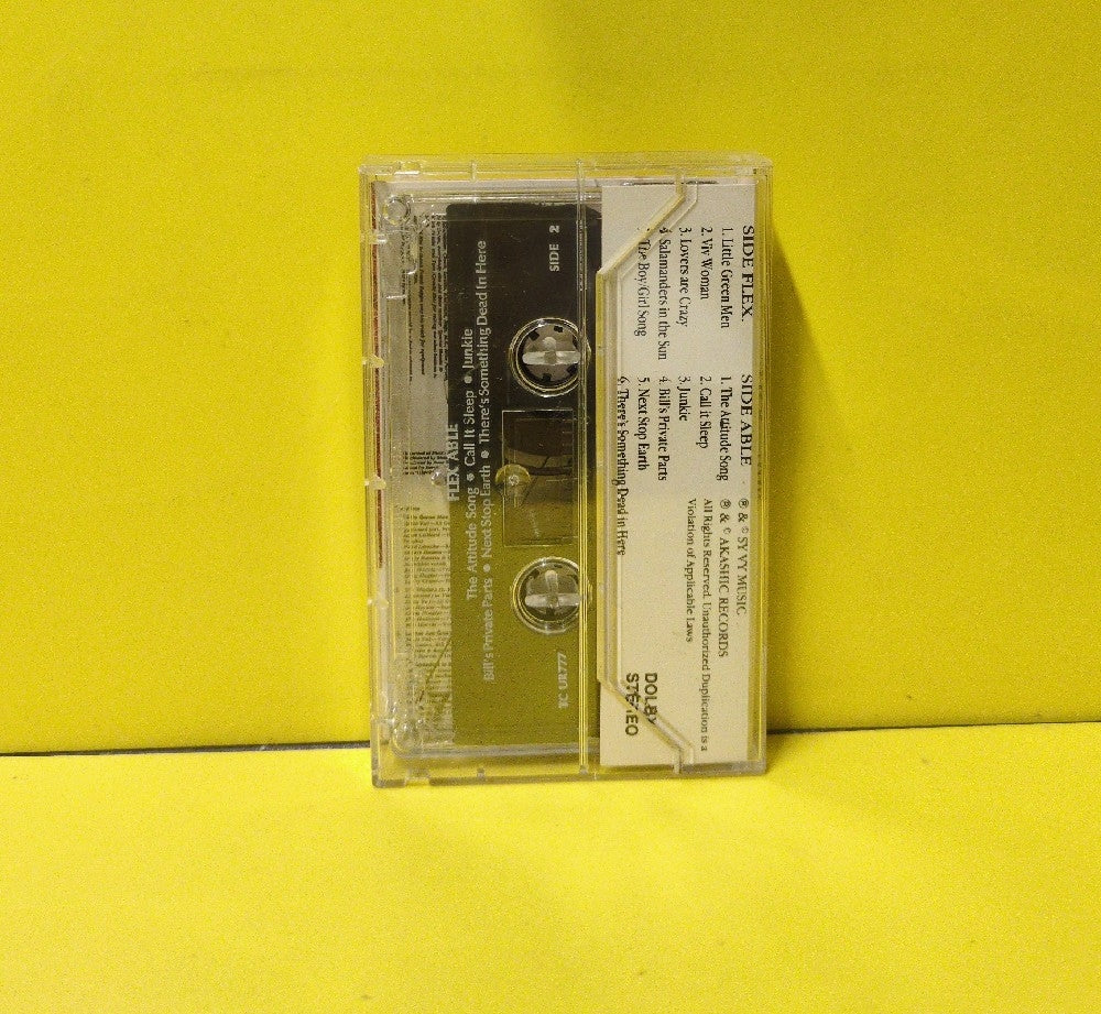 Steve Vai - Flex-Able - 1986 - URCT 777 - Used - EX - Cassettes - Reissue - Clear Tape Shell
