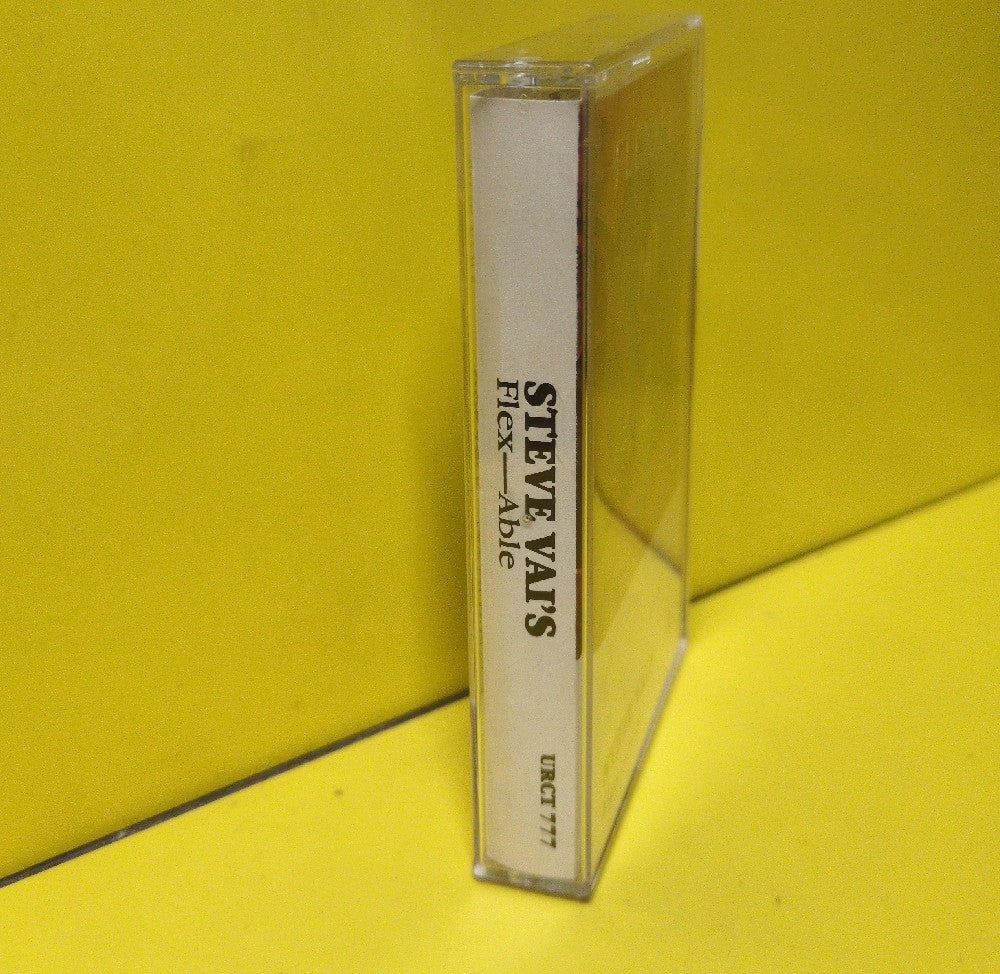 Steve Vai - Flex-Able - 1986 - URCT 777 - Used - EX - Cassettes - Reissue - Clear Tape Shell