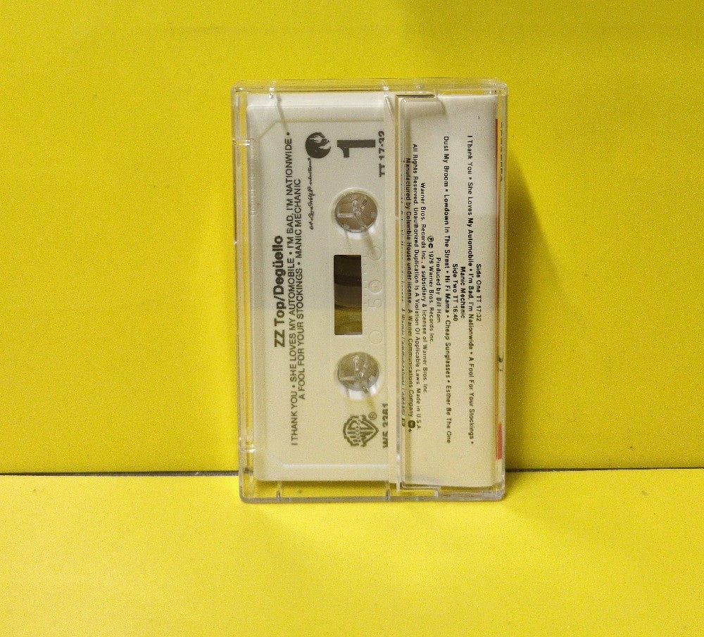 ZZ Top - Deguello - 1979 - W5 3361 - Used - EX - Cassettes - Columbia House Club Edition - White Tape Shell