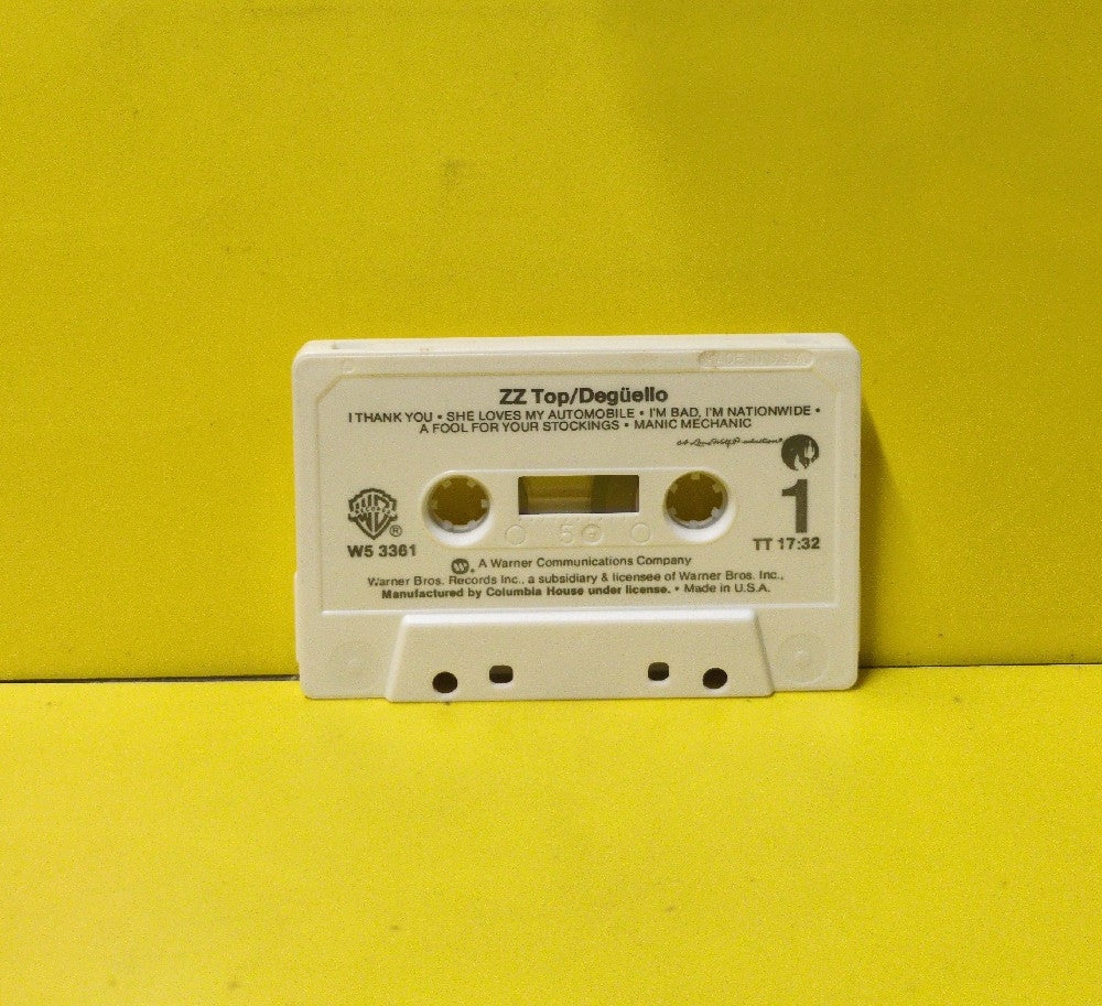 ZZ Top - Deguello - 1979 - W5 3361 - Used - EX - Cassettes - Columbia House Club Edition - White Tape Shell
