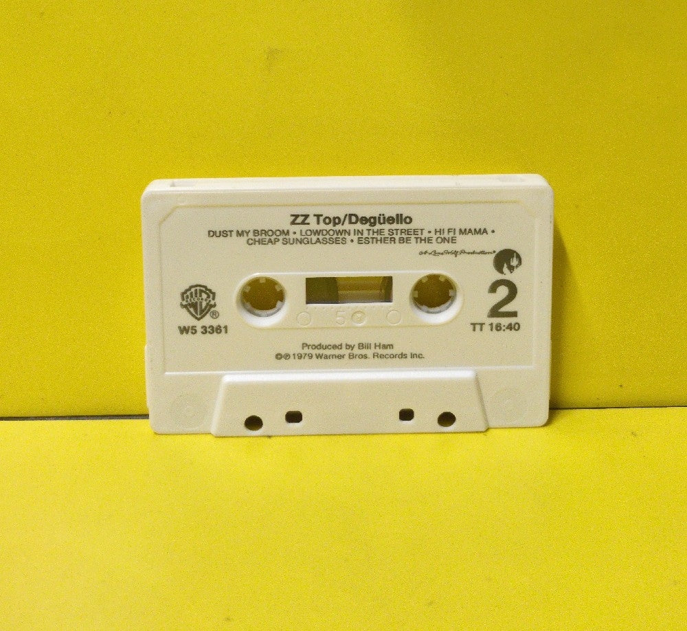 ZZ Top - Deguello - 1979 - W5 3361 - Used - EX - Cassettes - Columbia House Club Edition - White Tape Shell