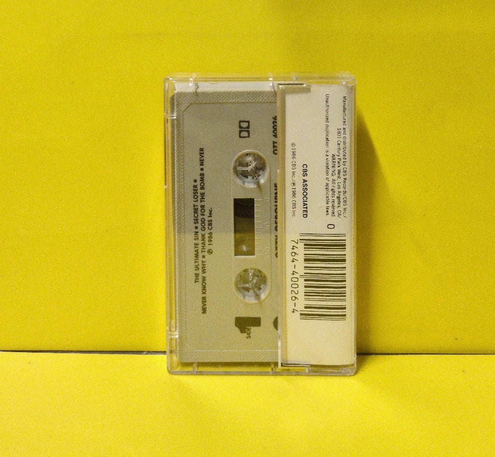 Ozzy Osbourne - The Ultimate Sin - 1986 - OZT 40026 - Used - EX - Cassettes - Clear Case - Textured Beige Tape Shell