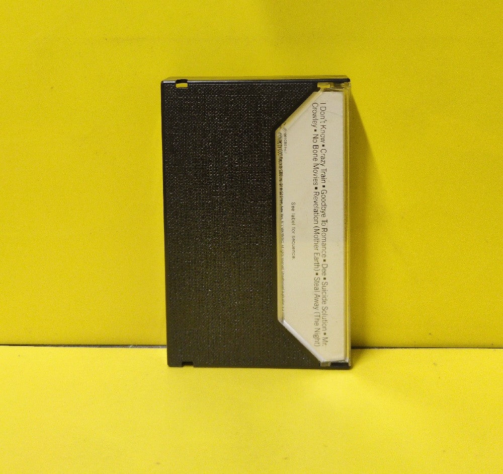 Ozzy Osbourne - Blizzard Of Ozz - 1981 - JZT 36812 - Used - EX - Cassettes - Black Back Case - Beige Tape Shell