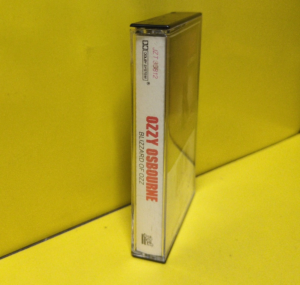Ozzy Osbourne - Blizzard Of Ozz - 1981 - JZT 36812 - Used - EX - Cassettes - Black Back Case - Beige Tape Shell
