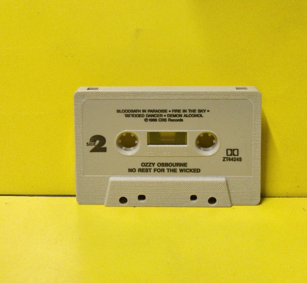 Ozzy Osbourne - No Rest For The Wicked - 1988 - OZT 44245 - Used - EX - Cassettes