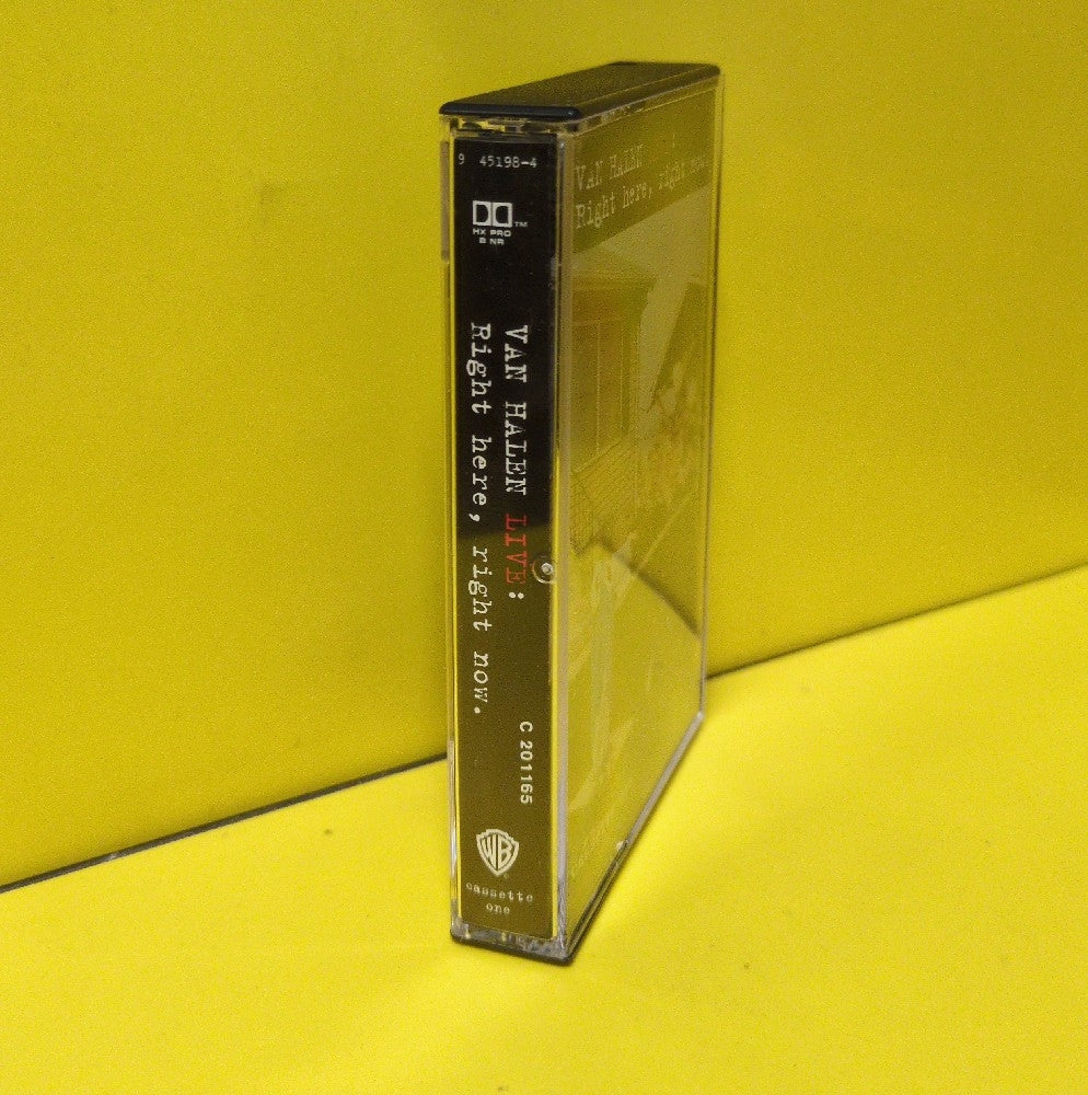 Van Halen - Live: Right Here, Right Now (Cassette One) - 1993 - C 201165 / 9 45198-4 - Used - EX - Cassettes - BMG Club Edition