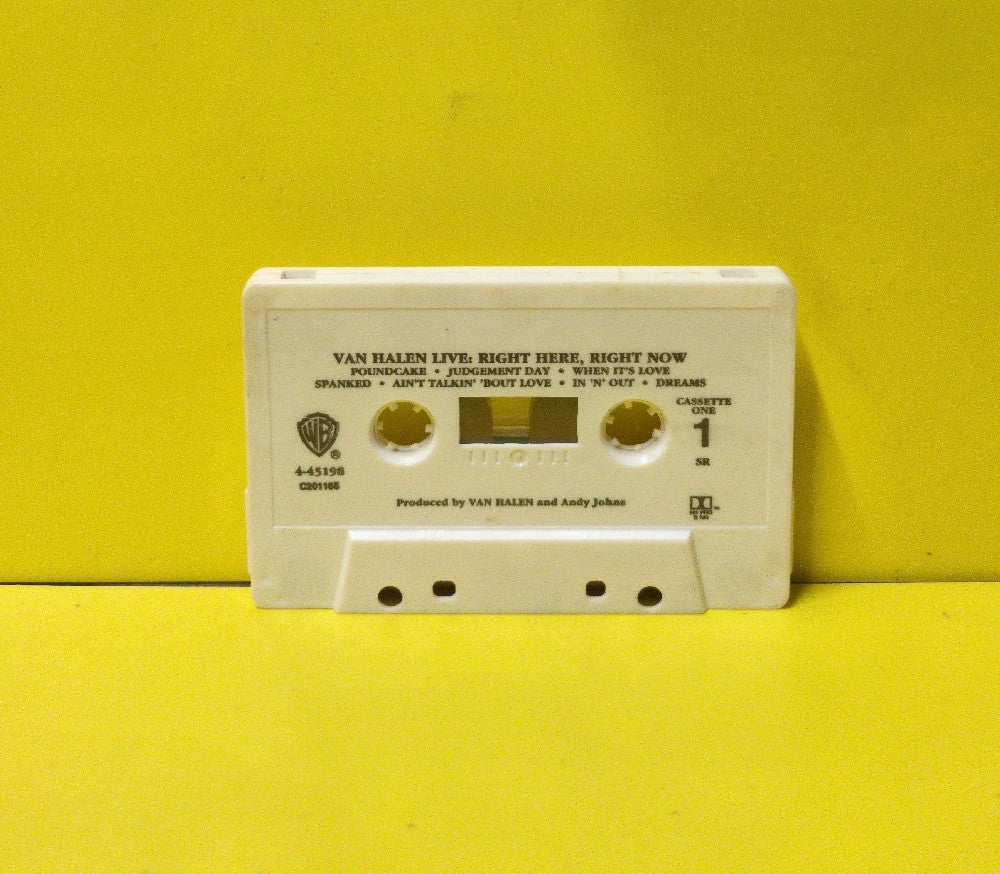 Van Halen - Live: Right Here, Right Now (Cassette One) - 1993 - C 201165 / 9 45198-4 - Used - EX - Cassettes - BMG Club Edition