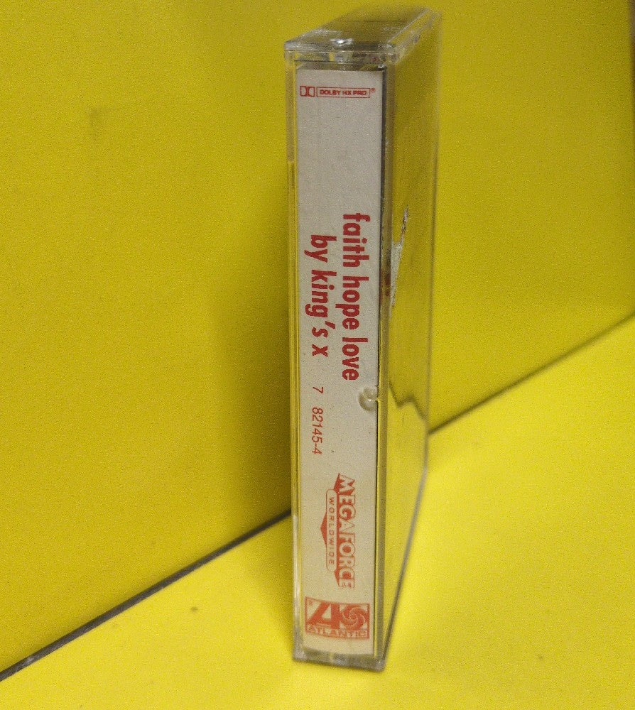 King's X - Faith Hope Love - 1990 - 7 82145-4 - Used - EX - Cassettes - Clear Tape Shell - AR