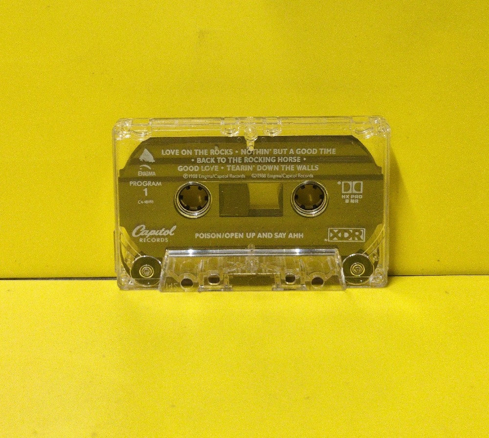 Poison - Open Up And Say ...Ahh! - 1988 - C4-48493 - Used - EX - Cassettes - XDR