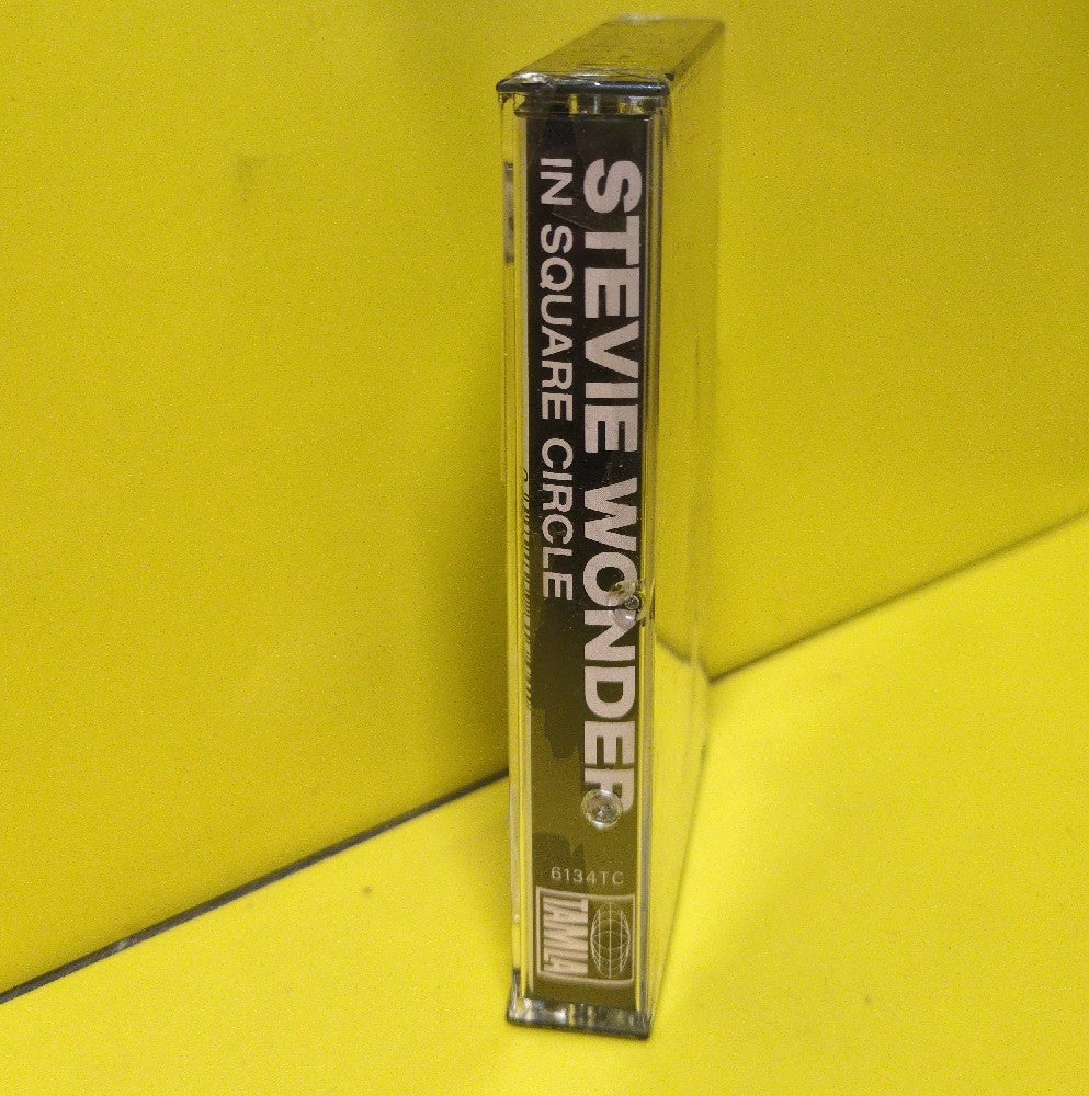 Stevie Wonder - In Square Circle - 1985 - 6134TC - New - Sealed - Cassettes - Three Dots On J-Card - White Tape Shell