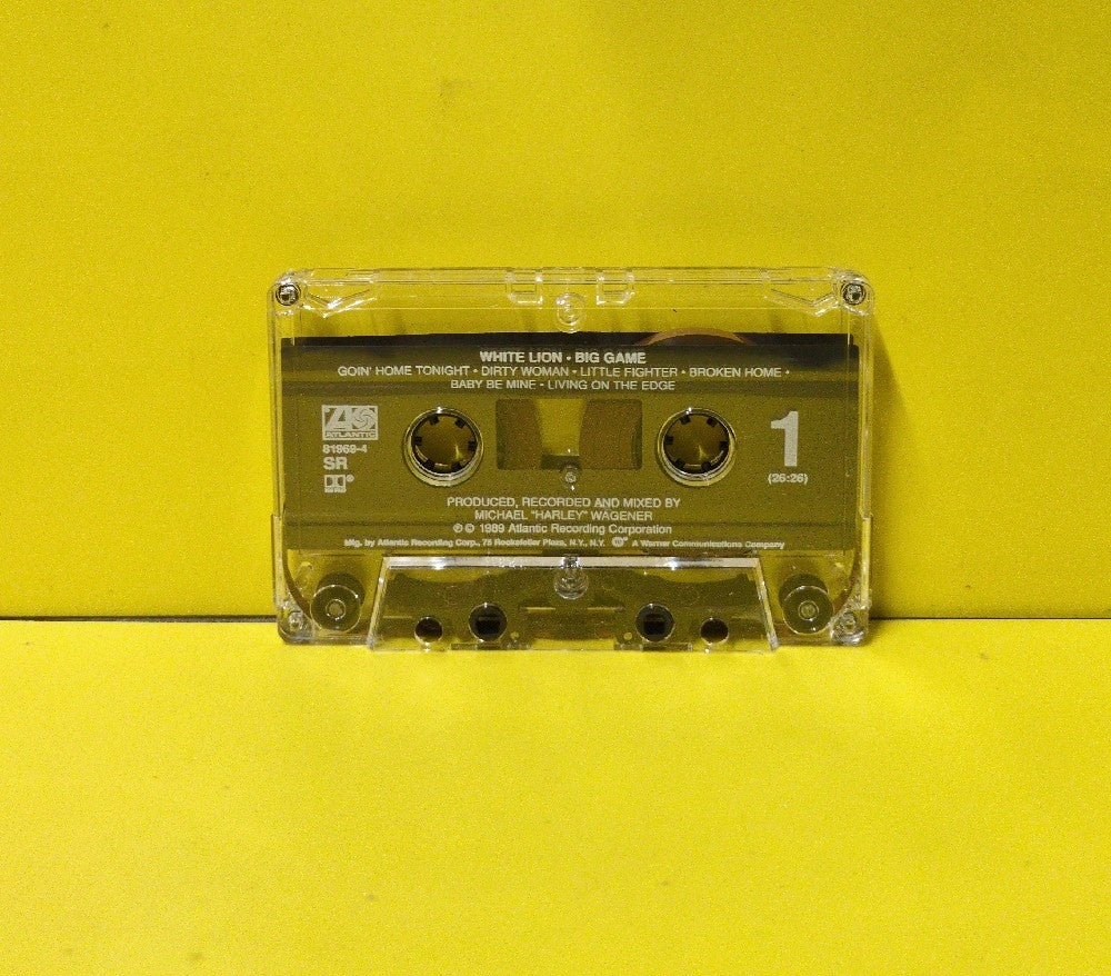 White Lion - Big Game - 1989 - 7 81969-4 - Used - EX - Cassettes
