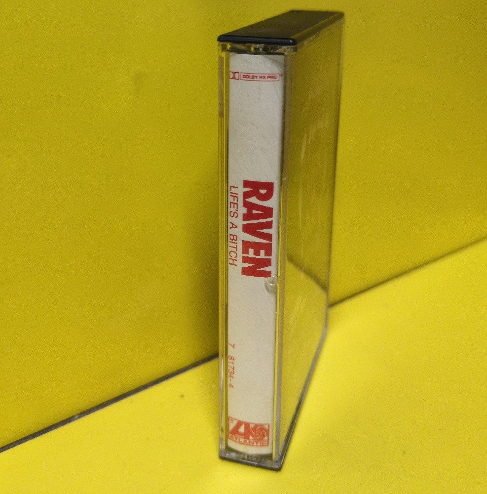 Raven - Life's A Bitch - 1987 - 7 81734-4 - Used - EX - Cassettes