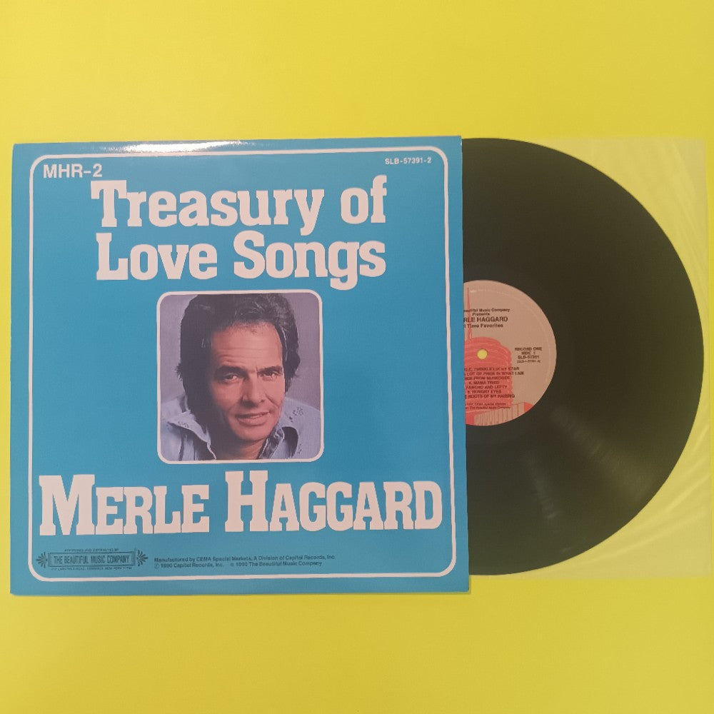 Merle Haggard - Treasury Of Love Songs  - 1990 - SBL-57391-2 - Used - Sealed - Vinyl