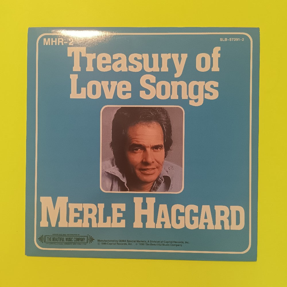 Merle Haggard - Treasury Of Love Songs  - 1990 - SBL-57391-2 - Used - Sealed - Vinyl