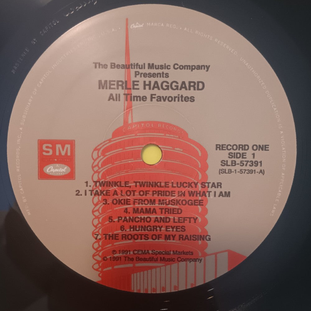 Merle Haggard - Treasury Of Love Songs  - 1990 - SBL-57391-2 - Used - Sealed - Vinyl