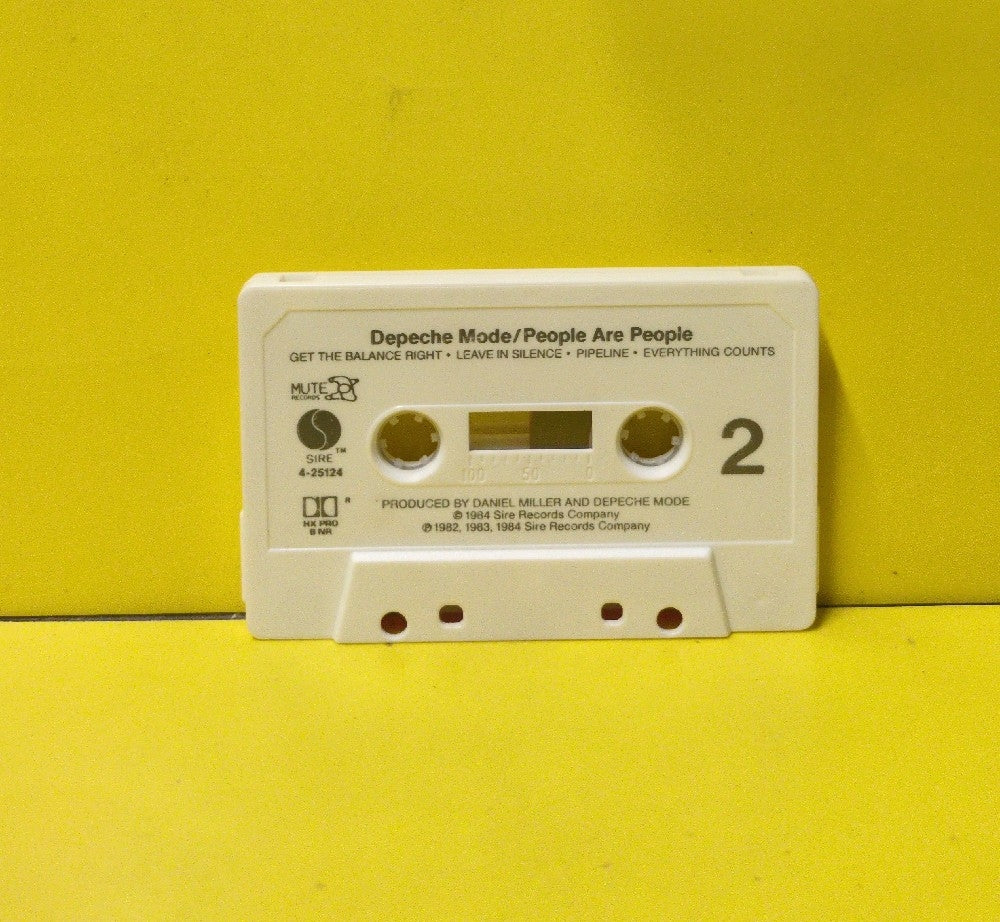 Depeche Mode - People Are People - 1984 - W4 25124 - Used - EX - Cassettes - Columbia House Club Edition - White Tape Shell