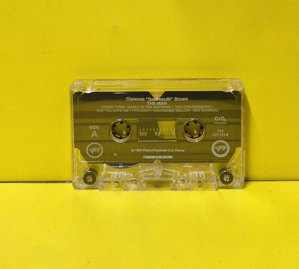 Clarence "Gatemouth" Brown - The Man - 1994 - 314 523 761-4 - Used - EX - Cassettes