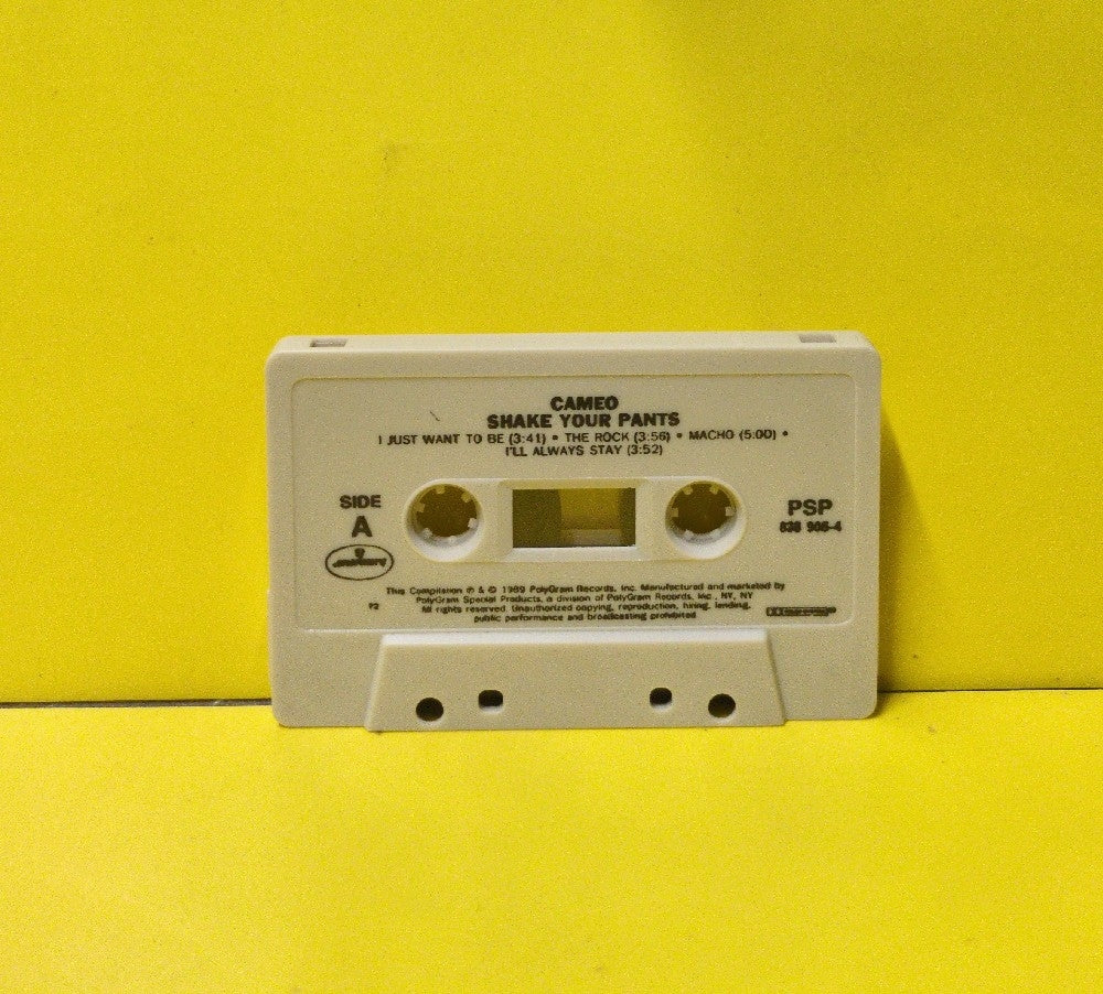 Cameo - Shake Your Pants - 1989 - 838 906-4 - Used - EX - Cassettes - Beige Back Case - Off-White Tape Shell