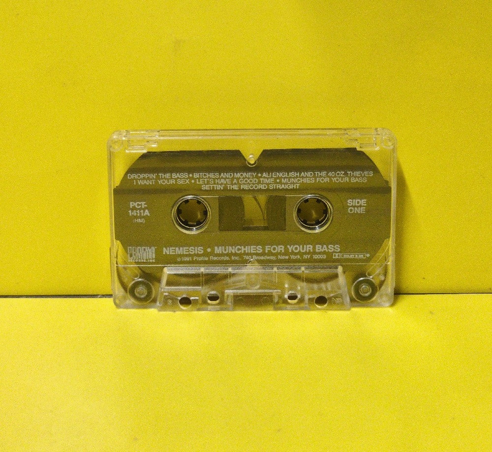 Nemesis - Munchies For Your Bass - 1991 - PCT-1411 - Used - EX - Cassettes