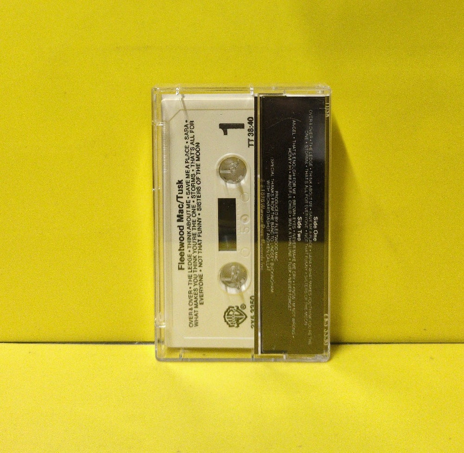 Fleetwood Mac - Tusk - 1979 - 2X5 3350 - Used - EX - Cassettes - Clear Case - Off-White Tape Shell