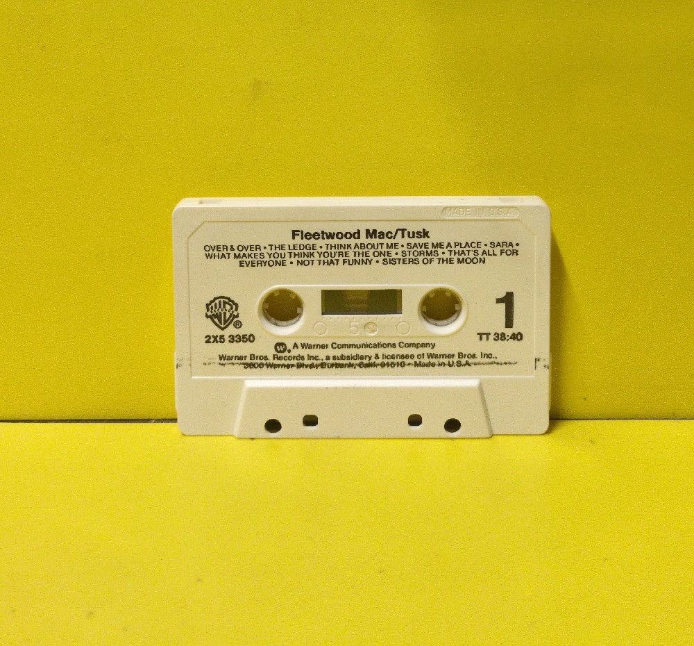 Fleetwood Mac - Tusk - 1979 - 2X5 3350 - Used - EX - Cassettes - Clear Case - Off-White Tape Shell