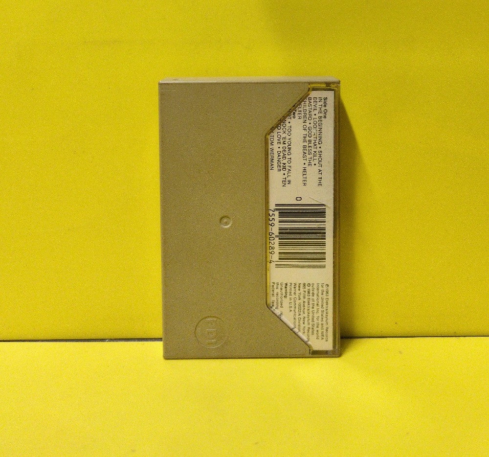 Mötley Crüe - Shout At The Devil - 1983 - 9 60289-4 - Used - EX - Cassettes - Beige Back Case - White Tape Shell - SR