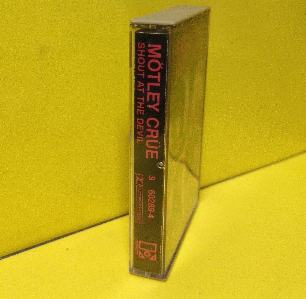 Mötley Crüe - Shout At The Devil - 1983 - 9 60289-4 - Used - EX - Cassettes - Beige Back Case - White Tape Shell - SR