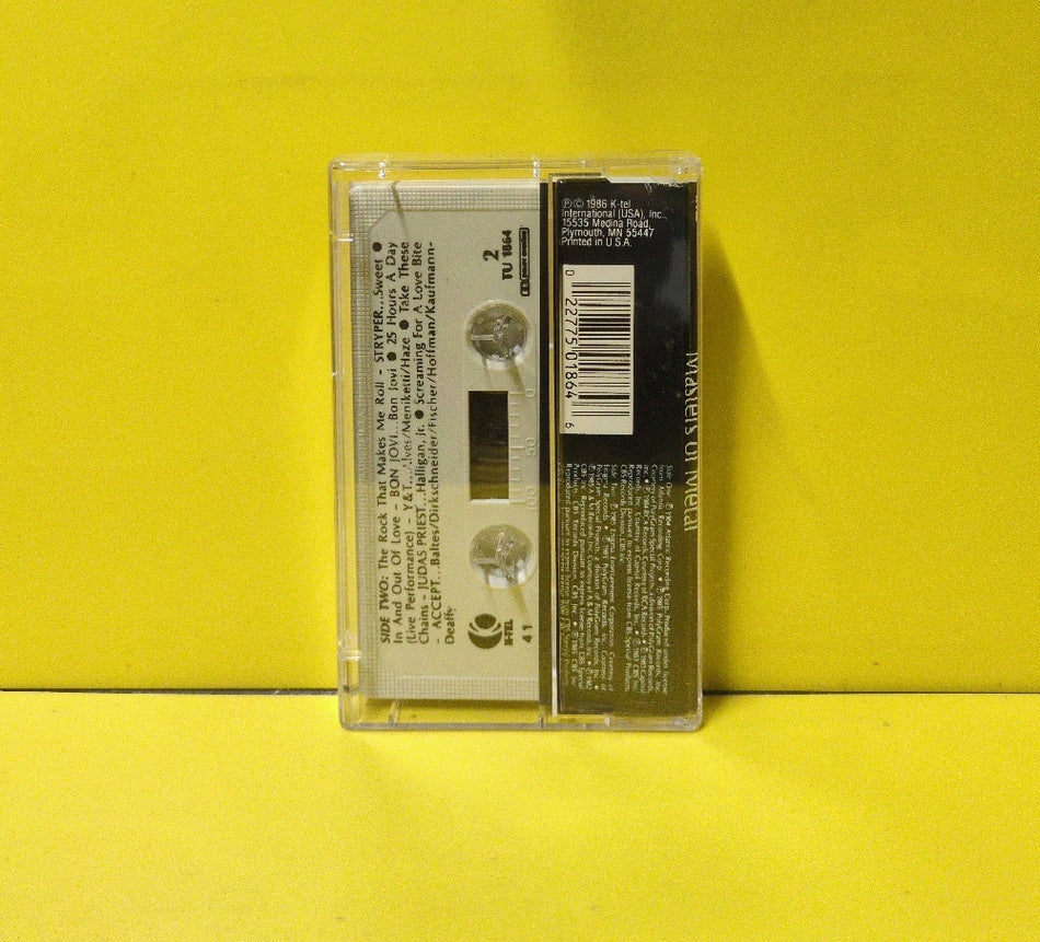 Various - Metal Rage (Masters Of Metal) - 1986 - TU 1864 - Used - EX - Cassettes