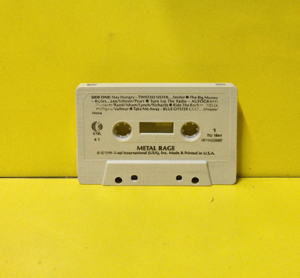 Various - Metal Rage (Masters Of Metal) - 1986 - TU 1864 - Used - EX - Cassettes