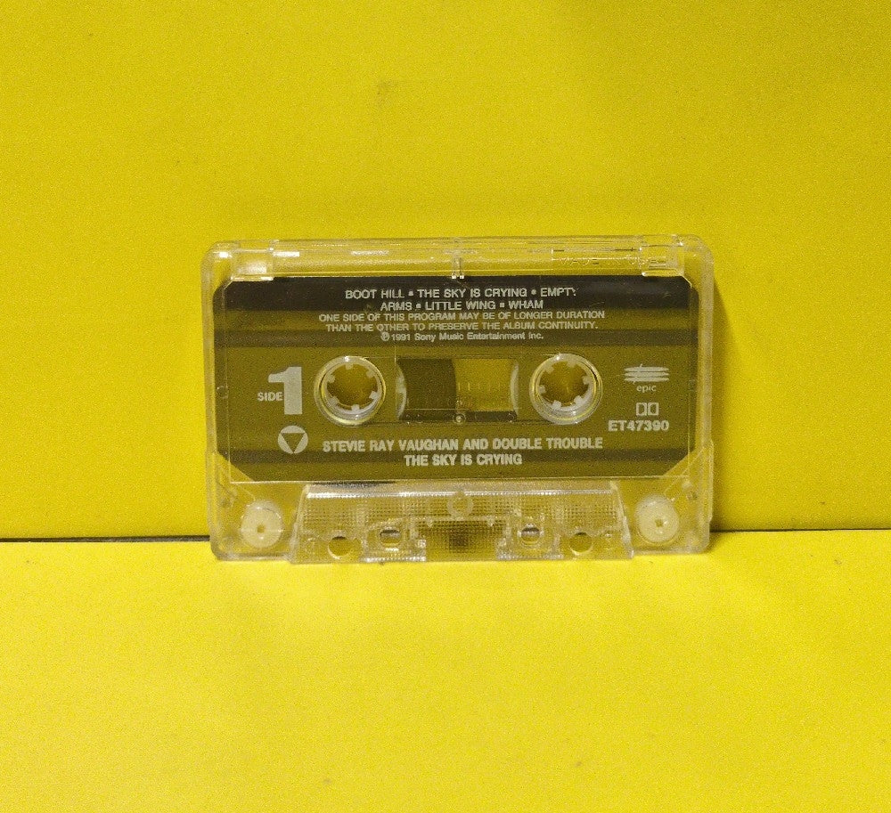Stevie Ray Vaughan & Double Trouble - The Sky Is Crying - 1991 - ET 47390 - Used - EX - Cassettes