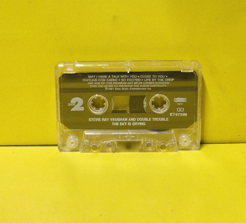 Stevie Ray Vaughan & Double Trouble - The Sky Is Crying - 1991 - ET 47390 - Used - EX - Cassettes