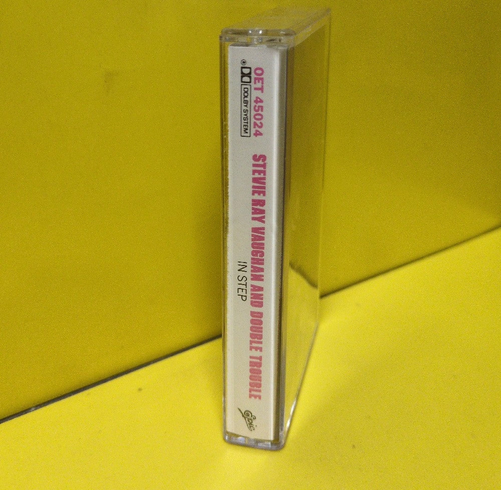 Stevie Ray Vaughan & Double Trouble - In Step - 1989 - OET 45024 - Used - EX - Cassettes - Clear Case - Beige Tape Shell